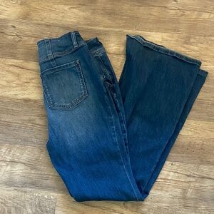 Shyanne Dark Blue Flare Jeans
